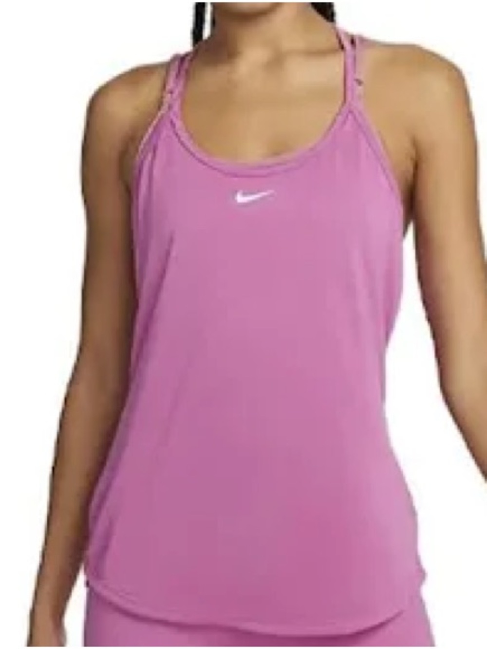 Nike Lilac Strappy Dri-FIT Tank Top - Picture 3 of 10